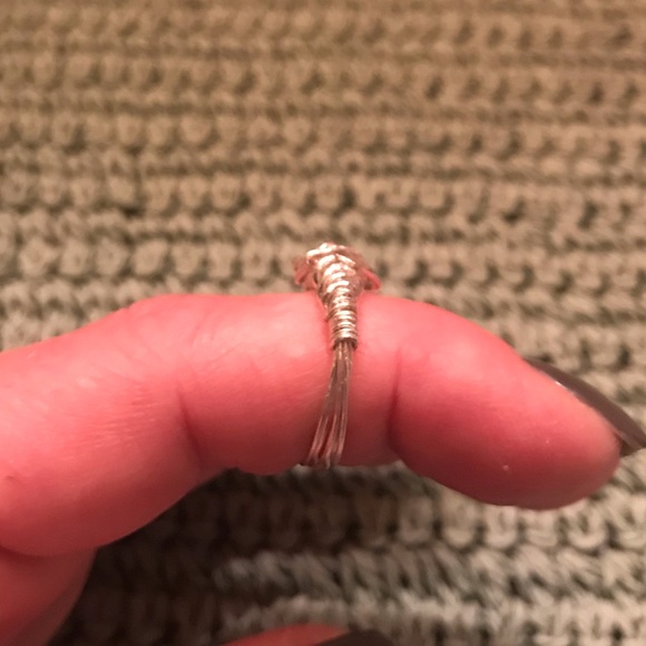 925 sterling silver ring with clear stone - Picture 5 of 8